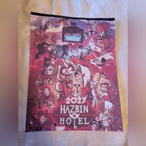 💀NEW 💀 2027 Hazbin Hotel Calendar - Red and Pink